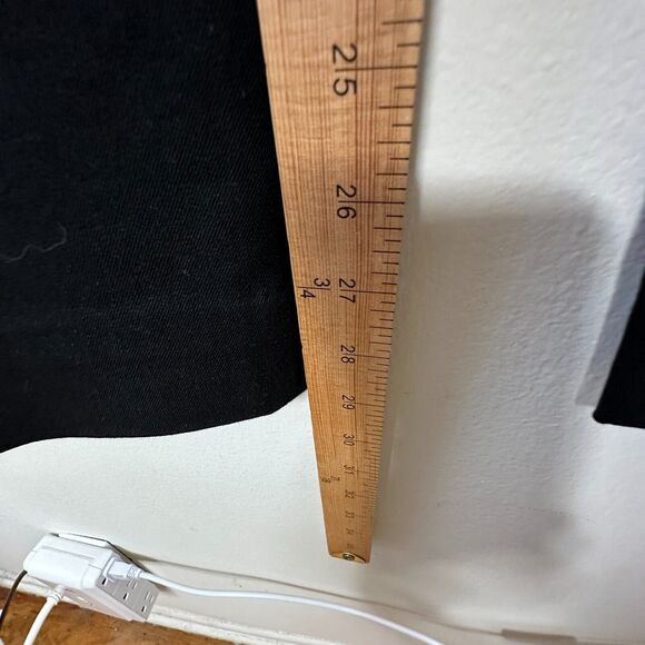 COS Black Stretch Side Zip Flat Front Slim Fit Leggings Trousers Pants 38 - Picture 8 of 10